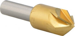 M.A. Ford - 5/8" Head Diam, 3/8" Shank Diam, 6 Flute 82° High Speed Steel Countersink - Americas Industrial Supply