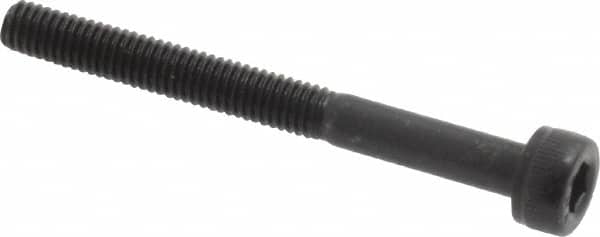 Value Collection - M3x0.50 Metric Coarse Hex Socket Drive, Socket Cap Screw - Grade 12.9 Alloy Steel, Black Oxide Finish, Partially Threaded, 30mm Length Under Head - Americas Industrial Supply