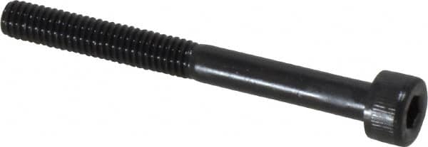 Value Collection - M4x0.70 Metric Coarse Hex Socket Drive, Socket Cap Screw - Grade 12.9 Alloy Steel, Black Oxide Finish, Partially Threaded, 40mm Length Under Head - Americas Industrial Supply