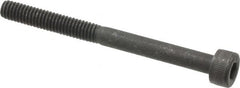 Value Collection - M4x0.70 Metric Coarse Hex Socket Drive, Socket Cap Screw - Grade 12.9 Alloy Steel, Black Oxide Finish, Partially Threaded, 45mm Length Under Head - Americas Industrial Supply