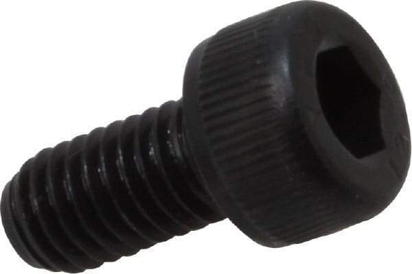 Value Collection - M5x0.80 Metric Coarse Hex Socket Drive, Socket Cap Screw - Grade 12.9 Alloy Steel, Black Oxide Finish, Fully Threaded, 10mm Length Under Head - Americas Industrial Supply