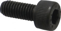 Value Collection - M5x0.80 Metric Coarse Hex Socket Drive, Socket Cap Screw - Grade 12.9 Alloy Steel, Black Oxide Finish, Fully Threaded, 12mm Length Under Head - Americas Industrial Supply