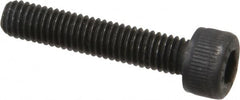 Value Collection - M5x0.80 Metric Coarse Hex Socket Drive, Socket Cap Screw - Grade 12.9 Alloy Steel, Black Oxide Finish, Fully Threaded, 25mm Length Under Head - Americas Industrial Supply