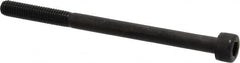 Value Collection - M5x0.80 Metric Coarse Hex Socket Drive, Socket Cap Screw - Grade 12.9 Alloy Steel, Black Oxide Finish, Partially Threaded, 70mm Length Under Head - Americas Industrial Supply