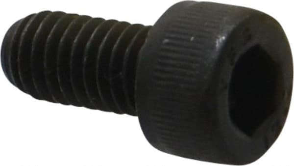 Value Collection - M6x1.00 Metric Coarse Hex Socket Drive, Socket Cap Screw - Grade 12.9 Alloy Steel, Black Oxide Finish, Fully Threaded, 12mm Length Under Head - Americas Industrial Supply