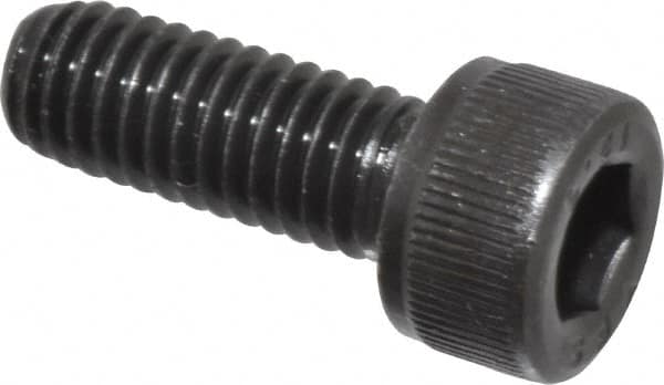 Value Collection - M6x1.00 Metric Coarse Hex Socket Drive, Socket Cap Screw - Grade 12.9 Alloy Steel, Black Oxide Finish, Fully Threaded, 16mm Length Under Head - Americas Industrial Supply