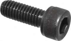 Value Collection - M6x1.00 Metric Coarse Hex Socket Drive, Socket Cap Screw - Grade 12.9 Alloy Steel, Black Oxide Finish, Fully Threaded, 16mm Length Under Head - Americas Industrial Supply