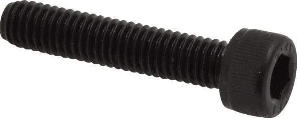 Value Collection - M6x1.00 Metric Coarse Hex Socket Drive, Socket Cap Screw - Grade 12.9 Alloy Steel, Black Oxide Finish, Fully Threaded, 30mm Length Under Head - Americas Industrial Supply