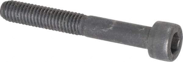 Value Collection - M6x1.00 Metric Coarse Hex Socket Drive, Socket Cap Screw - Grade 12.9 Alloy Steel, Black Oxide Finish, Partially Threaded, 45mm Length Under Head - Americas Industrial Supply