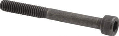 Value Collection - M6x1.00 Metric Coarse Hex Socket Drive, Socket Cap Screw - Grade 12.9 Alloy Steel, Black Oxide Finish, Partially Threaded, 55mm Length Under Head - Americas Industrial Supply