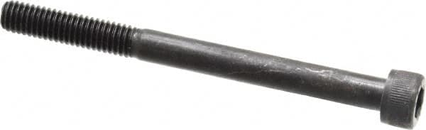 Value Collection - M6x1.00 Metric Coarse Hex Socket Drive, Socket Cap Screw - Grade 12.9 Alloy Steel, Black Oxide Finish, Partially Threaded, 70mm Length Under Head - Americas Industrial Supply