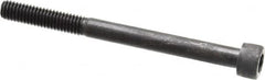 Value Collection - M6x1.00 Metric Coarse Hex Socket Drive, Socket Cap Screw - Grade 12.9 Alloy Steel, Black Oxide Finish, Partially Threaded, 70mm Length Under Head - Americas Industrial Supply