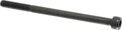 Value Collection - M6x1.00 Metric Coarse Hex Socket Drive, Socket Cap Screw - Grade 12.9 Alloy Steel, Black Oxide Finish, Partially Threaded, 90mm Length Under Head - Americas Industrial Supply