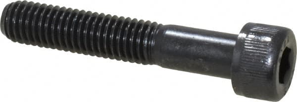 Value Collection - M8x1.25 Metric Coarse Hex Socket Drive, Socket Cap Screw - Grade 12.9 Alloy Steel, Black Oxide Finish, Partially Threaded, 45mm Length Under Head - Americas Industrial Supply