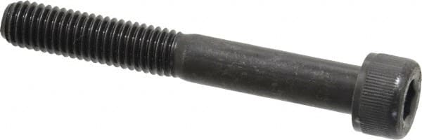 Value Collection - M8x1.25 Metric Coarse Hex Socket Drive, Socket Cap Screw - Grade 12.9 Alloy Steel, Black Oxide Finish, Partially Threaded, 60mm Length Under Head - Americas Industrial Supply