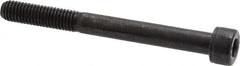 Value Collection - M8x1.25 Metric Coarse Hex Socket Drive, Socket Cap Screw - Grade 12.9 Alloy Steel, Black Oxide Finish, Partially Threaded, 80mm Length Under Head - Americas Industrial Supply