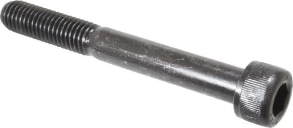 Value Collection - M10x1.50 Metric Coarse Hex Socket Drive, Socket Cap Screw - Grade 12.9 Alloy Steel, Black Oxide Finish, Partially Threaded, 80mm Length Under Head - Americas Industrial Supply