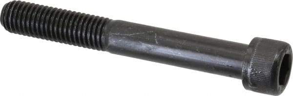 Value Collection - M12x1.75 Metric Coarse Hex Socket Drive, Socket Cap Screw - Grade 12.9 Alloy Steel, Black Oxide Finish, Partially Threaded, 90mm Length Under Head - Americas Industrial Supply