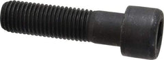 Value Collection - M24x3.00 Metric Coarse Hex Socket Drive, Socket Cap Screw - Grade 12.9 Alloy Steel, Black Oxide Finish, Partially Threaded, 90mm Length Under Head - Americas Industrial Supply