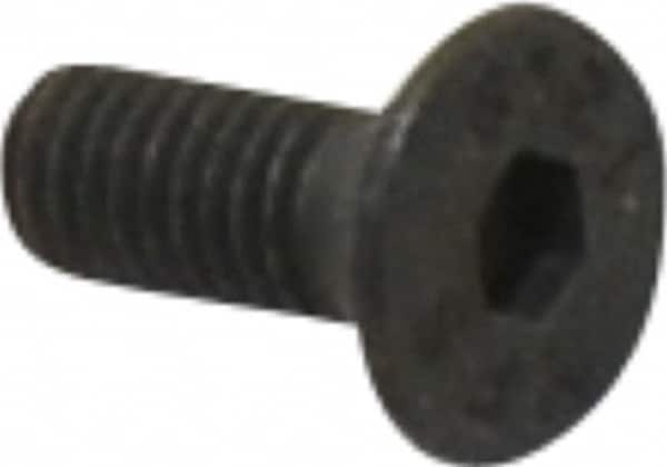 Value Collection - M3x0.50 Metric Coarse Hex Socket Drive, 90° Flat Screw - Grade 12.9 Alloy Steel, Black Oxide Finish, Fully Threaded, 8mm OAL - Americas Industrial Supply
