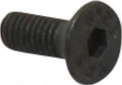 Value Collection - M3x0.50 Metric Coarse Hex Socket Drive, 90° Flat Screw - Grade 12.9 Alloy Steel, Black Oxide Finish, Fully Threaded, 8mm OAL - Americas Industrial Supply