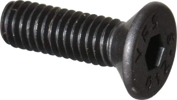 Value Collection - M3x0.50 Metric Coarse Hex Socket Drive, 90° Flat Screw - Grade 12.9 Alloy Steel, Black Oxide Finish, Fully Threaded, 10mm OAL - Americas Industrial Supply