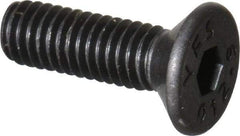 Value Collection - M3x0.50 Metric Coarse Hex Socket Drive, 90° Flat Screw - Grade 12.9 Alloy Steel, Black Oxide Finish, Fully Threaded, 10mm OAL - Americas Industrial Supply