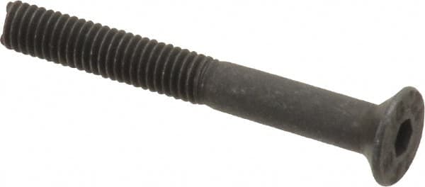 Value Collection - M3x0.50 Metric Coarse Hex Socket Drive, 90° Flat Screw - Grade 12.9 Alloy Steel, Black Oxide Finish, Partially Threaded, 25mm OAL - Americas Industrial Supply