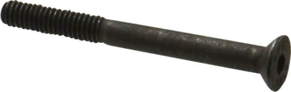Value Collection - M4x0.70 Metric Coarse Hex Socket Drive, 90° Flat Screw - Grade 12.9 Alloy Steel, Black Oxide Finish, Partially Threaded, 40mm OAL - Americas Industrial Supply