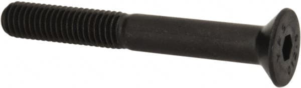 Value Collection - M5x0.80 Metric Coarse Hex Socket Drive, 90° Flat Screw - Grade 12.9 Alloy Steel, Black Oxide Finish, Partially Threaded, 40mm OAL - Americas Industrial Supply