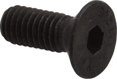 Value Collection - M6x1.00 Metric Coarse Hex Socket Drive, 90° Flat Screw - Grade 12.9 Alloy Steel, Black Oxide Finish, Fully Threaded, 16mm OAL - Americas Industrial Supply