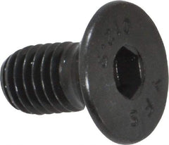 Value Collection - M8x1.25 Metric Coarse Hex Socket Drive, 90° Flat Screw - Grade 12.9 Alloy Steel, Black Oxide Finish, Fully Threaded, 16mm OAL - Americas Industrial Supply