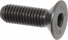 Value Collection - M8x1.25 Metric Coarse Hex Socket Drive, 90° Flat Screw - Grade 12.9 Alloy Steel, Black Oxide Finish, Fully Threaded, 25mm OAL - Americas Industrial Supply