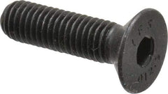 Value Collection - M8x1.25 Metric Coarse Hex Socket Drive, 90° Flat Screw - Grade 12.9 Alloy Steel, Black Oxide Finish, Fully Threaded, 30mm OAL - Americas Industrial Supply