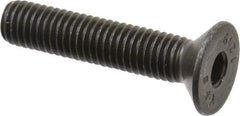 Value Collection - M8x1.25 Metric Coarse Hex Socket Drive, 90° Flat Screw - Grade 12.9 Alloy Steel, Black Oxide Finish, Fully Threaded, 40mm OAL - Americas Industrial Supply