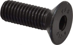Value Collection - M10x1.50 Metric Coarse Hex Socket Drive, 90° Flat Screw - Grade 12.9 Alloy Steel, Black Oxide Finish, Fully Threaded, 30mm OAL - Americas Industrial Supply