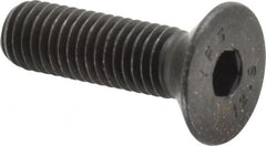 Value Collection - M10x1.50 Metric Coarse Hex Socket Drive, 90° Flat Screw - Grade 12.9 Alloy Steel, Black Oxide Finish, Fully Threaded, 35mm OAL - Americas Industrial Supply