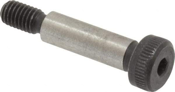 Value Collection - 6mm Shoulder Diam x 20mm Shoulder Length, M5x0.8 Metric Coarse, Hex Socket Shoulder Screw - 12.9 Alloy Steel, Uncoated, 4.32 to 4.5mm Head Height x 9.78 to 10mm Head Diam - Americas Industrial Supply