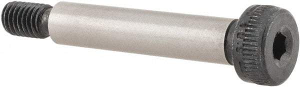 Value Collection - 6mm Shoulder Diam x 30mm Shoulder Length, M5x0.8 Metric Coarse, Hex Socket Shoulder Screw - 12.9 Alloy Steel, Uncoated, 4.32 to 4.5mm Head Height x 9.78 to 10mm Head Diam - Americas Industrial Supply
