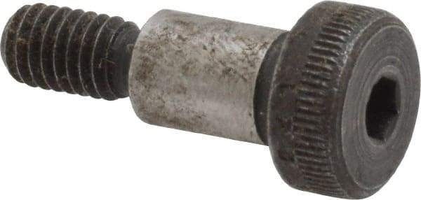 Value Collection - 8mm Shoulder Diam x 12mm Shoulder Length, M6x1 Metric Coarse, Hex Socket Shoulder Screw - 8 Alloy Steel - Americas Industrial Supply