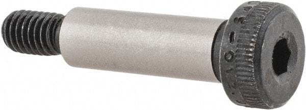 Value Collection - 8mm Shoulder Diam x 25mm Shoulder Length, M6x1 Metric Coarse, Hex Socket Shoulder Screw - 12.9 Alloy Steel, Uncoated, 5.32 to 5.5mm Head Height x 12.73 to 13mm Head Diam - Americas Industrial Supply