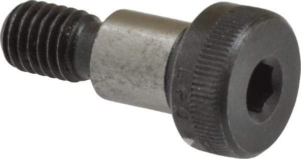 Value Collection - 10mm Shoulder Diam x 12mm Shoulder Length, M8x1.25 Metric Coarse, Hex Socket Shoulder Screw - 8 Alloy Steel - Americas Industrial Supply