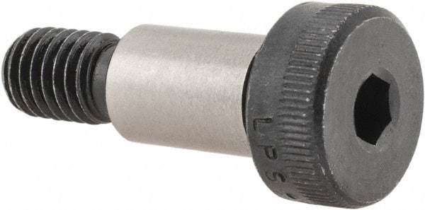 Value Collection - 10mm Shoulder Diam x 16mm Shoulder Length, M8x1.25 Metric Coarse, Hex Socket Shoulder Screw - 12.9 Alloy Steel, Uncoated, 6.78 to 7mm Head Height x 15.73 to 16mm Head Diam - Americas Industrial Supply