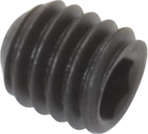 Value Collection - M3x0.50 Metric Coarse, 3mm OAL, Cup Point Set Screw - Grade 14.9 (45H) Alloy Steel, 1.5mm Key - Americas Industrial Supply