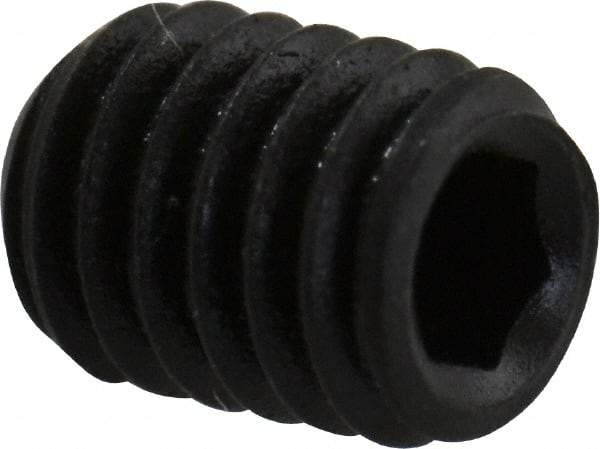 Value Collection - M3x0.50 Metric Coarse, 4mm OAL, Cup Point Set Screw - Grade 14.9 (45H) Alloy Steel, 1.5mm Key - Americas Industrial Supply
