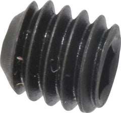 Value Collection - M4x0.70 Metric Coarse, 4mm OAL, Cup Point Set Screw - Grade 14.9 (45H) Alloy Steel, 2mm Key - Americas Industrial Supply
