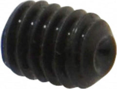 Value Collection - M4x0.70 Metric Coarse, 5mm OAL, Cup Point Set Screw - Grade 14.9 (45H) Alloy Steel, 2mm Key - Americas Industrial Supply