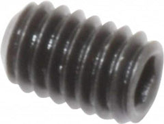 Value Collection - M4x0.70 Metric Coarse, 6mm OAL, Cup Point Set Screw - Grade 14.9 (45H) Alloy Steel, 2mm Key - Americas Industrial Supply