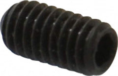Value Collection - M4x0.70 Metric Coarse, 8mm OAL, Cup Point Set Screw - Grade 14.9 (45H) Alloy Steel, 2mm Key - Americas Industrial Supply