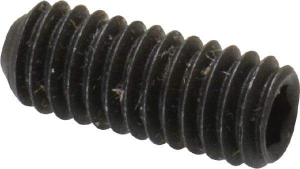 Value Collection - M4x0.70 Metric Coarse, 10mm OAL, Cup Point Set Screw - Grade 14.9 (45H) Alloy Steel, 2mm Key - Americas Industrial Supply